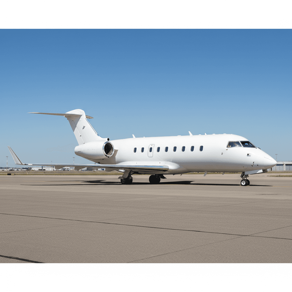 Challenger 601 heavy jet